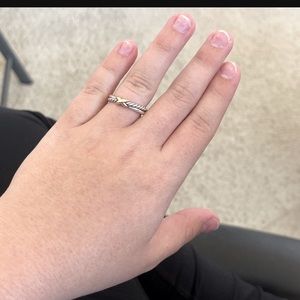 David Yurman crossover cable ring size 7
